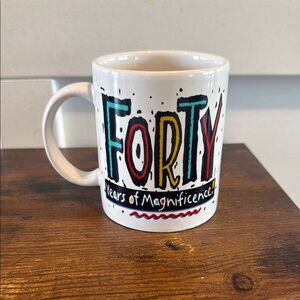 Forty Years of Magnificence Mug - White